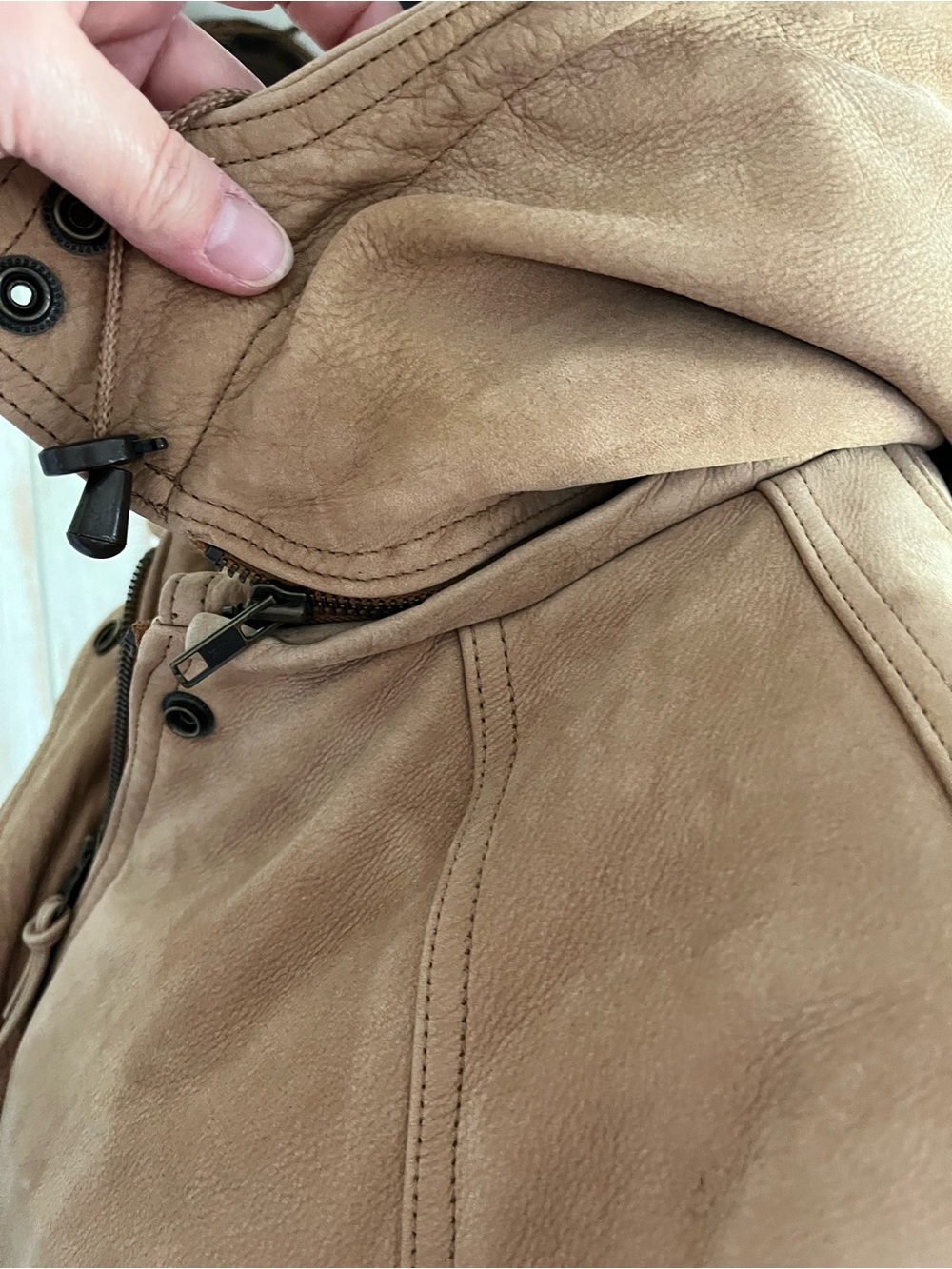 Vintage Greenfields nubuck cowhide jacket - Picture 5 of 10